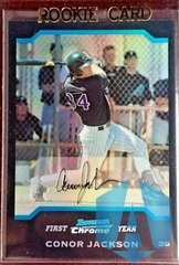 2004 Bowman Chrome Arizona Diamondbacks Baseball Card #168 Conor Jackson Rookie